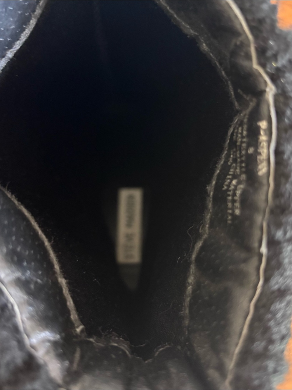 Women’s Steve Madden Black Knit Cable-Detail Wedge Boots - Picture 7 of 9